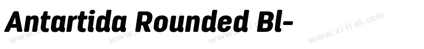 Antartida Rounded Bl字体转换